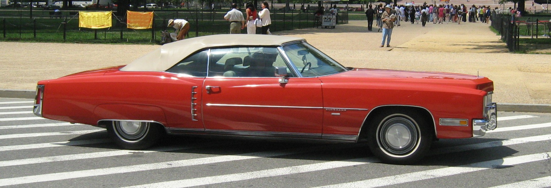 Cadillac Eldorado 5th-gen conv red