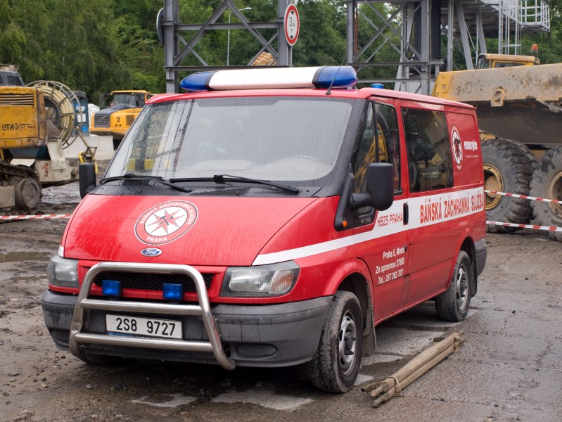 DOD metro Vypich, vozidlo Báňské záchranné služby