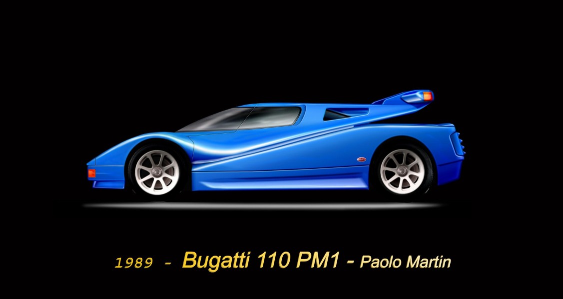 Figurino Bugatti PM1 1989