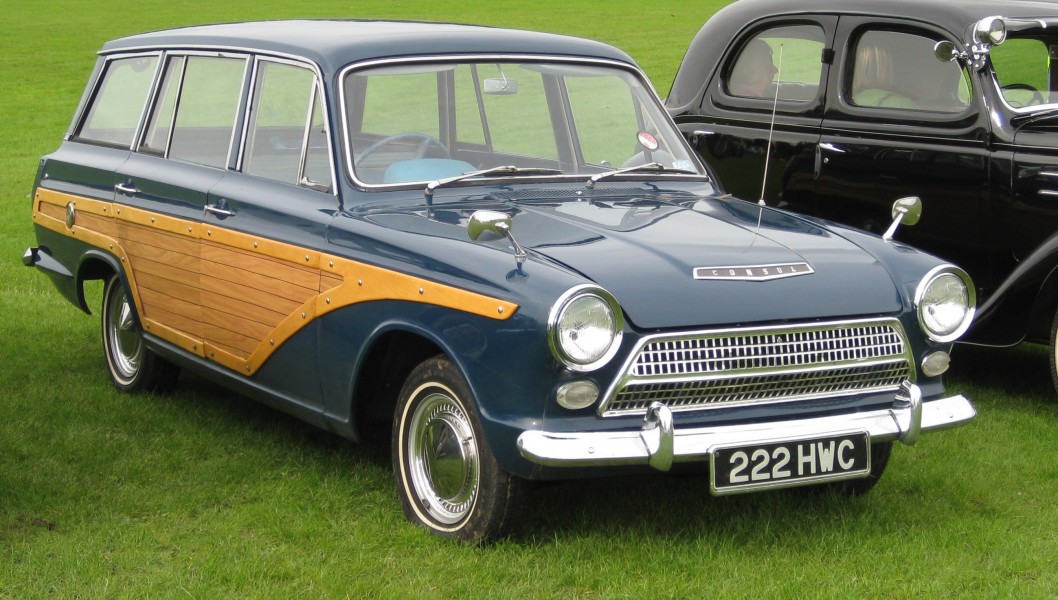Ford Consul Cortina estate timber effect 1963 ca 1500cc