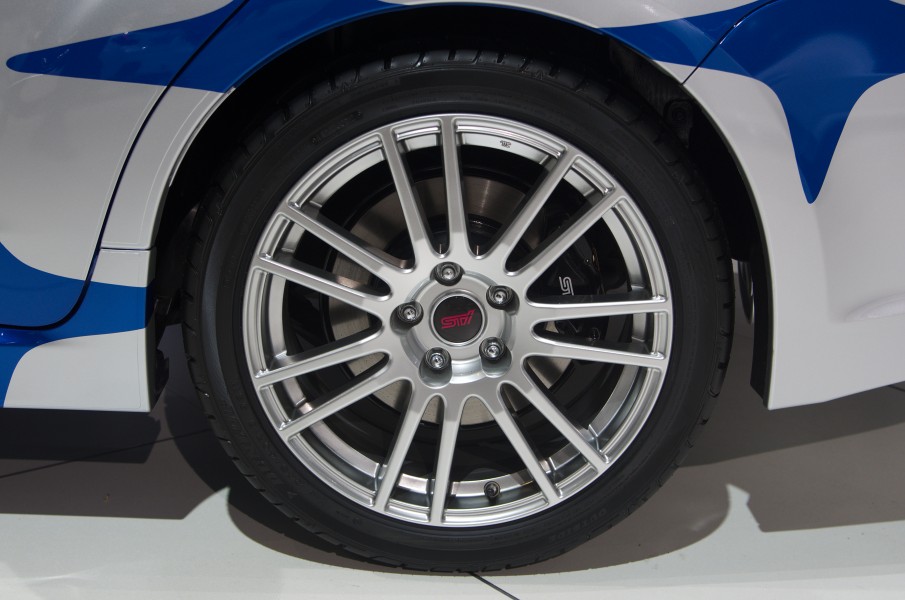 Geneva MotorShow 2013 - Subaru WRX STI tyre