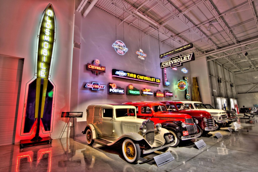 GM Heritage Center - 078 - Cars - Suburbans and Neons