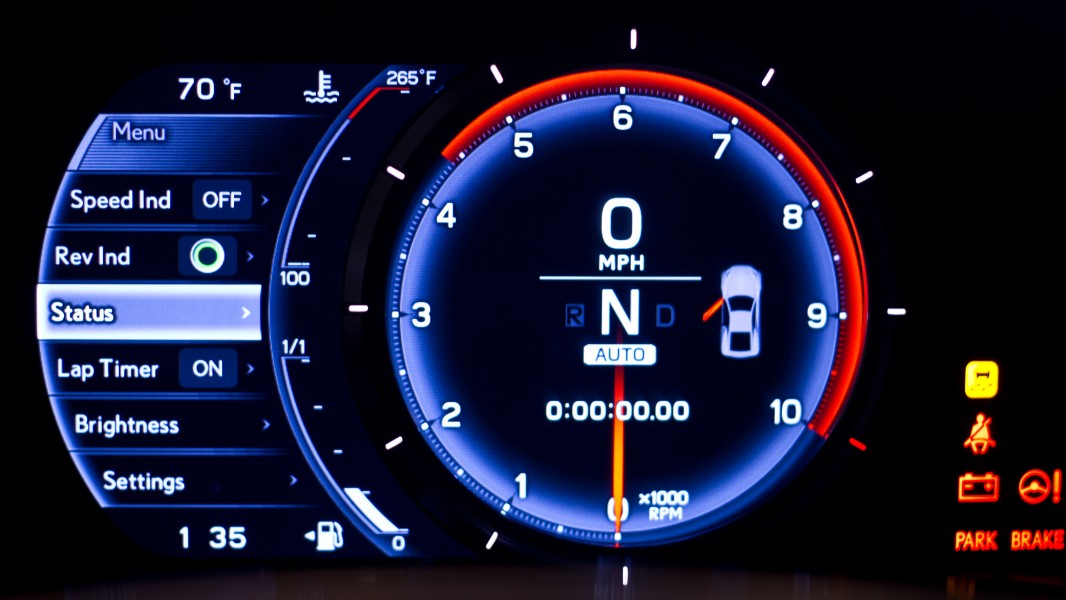 Lexus LFA speedometer 151
