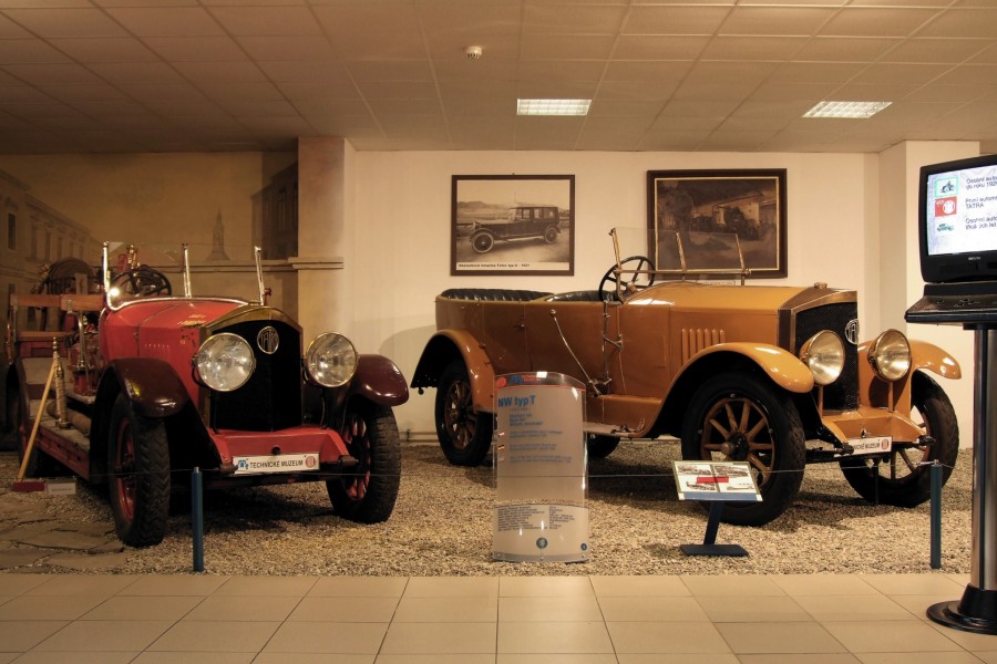 Nesselsdorf T - 2 cars in Tatra Museum