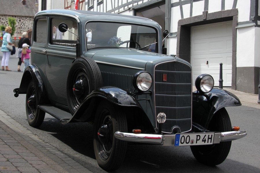 Opel P4, Baujahr 1936, rechte Seite (Sp)