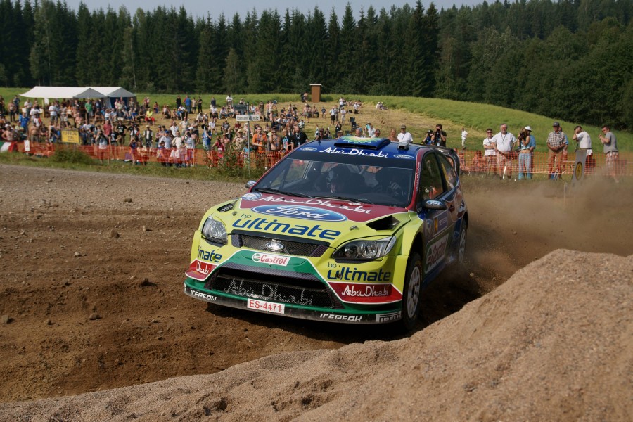 Rally Finland 2010 - shakedown - Khalid Al Qassimi 1