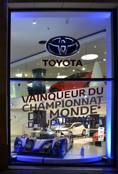 Toyota showroom, Champs Elysées, Paris