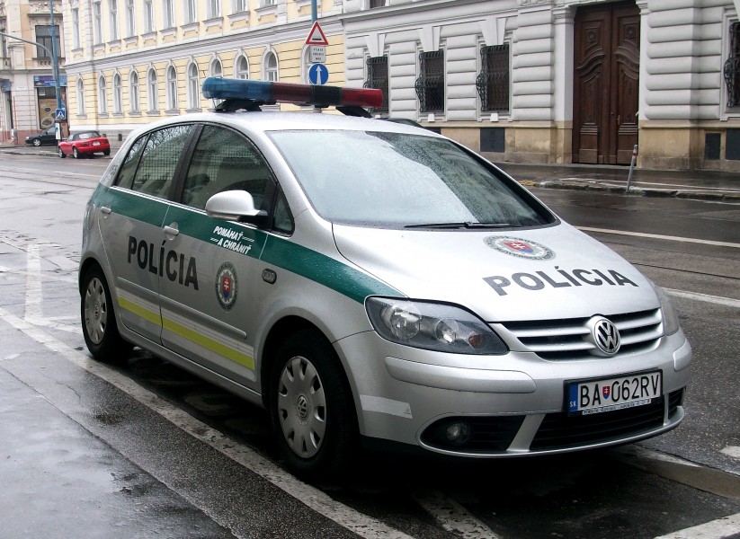 VW Golf Plus Policia, 2012 in Bratislava