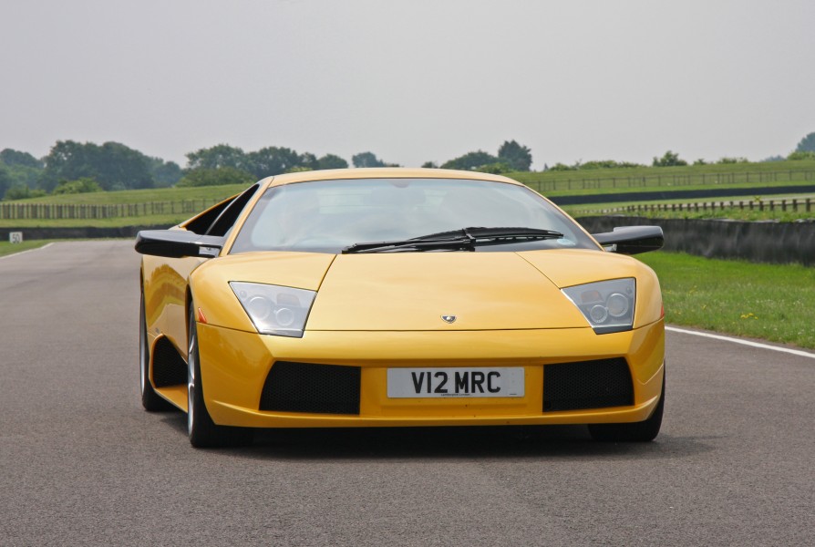 Yellow Lamborghini Murciélago