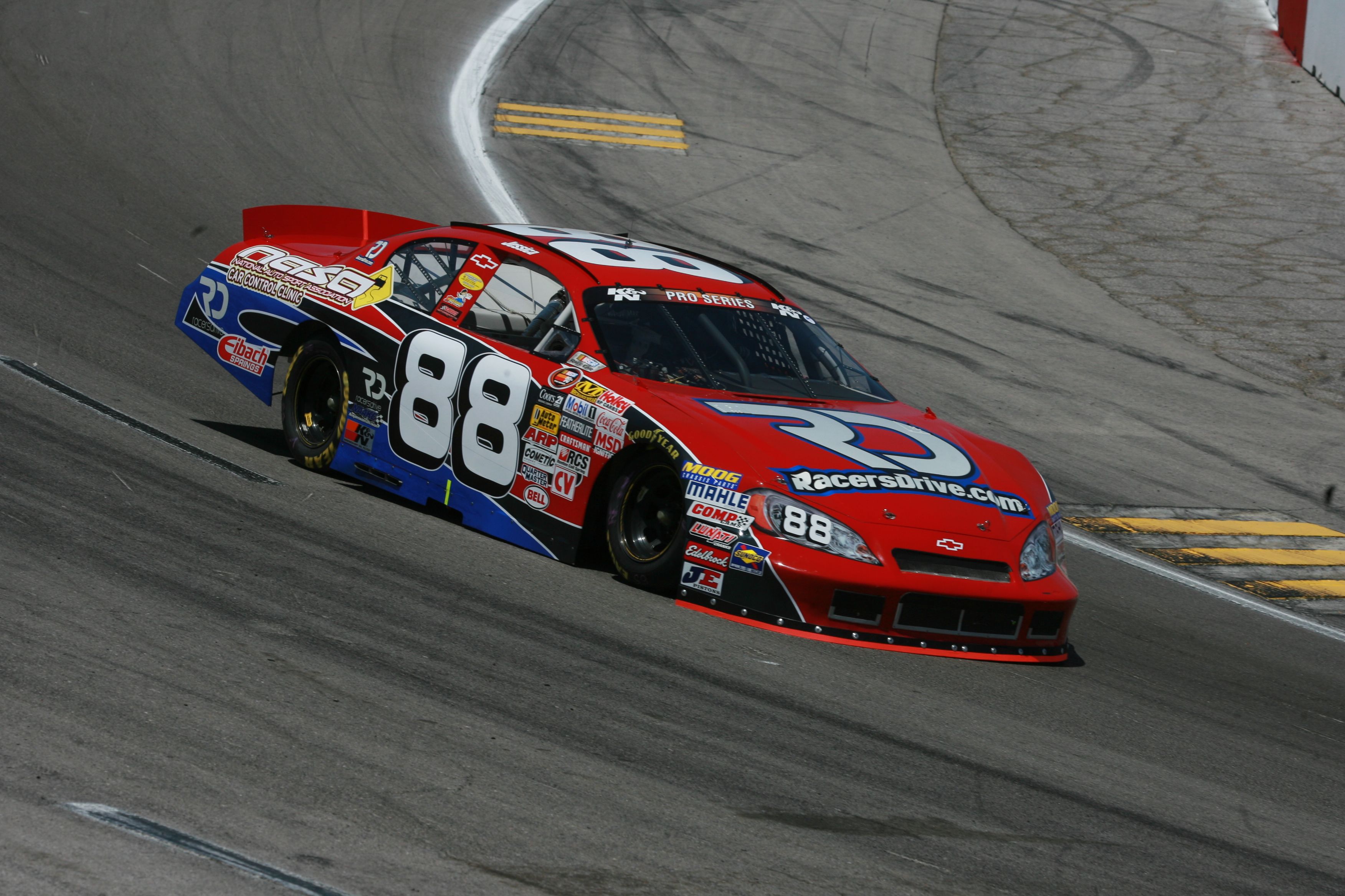 Racers Drive K&N stock car at Las Vegas