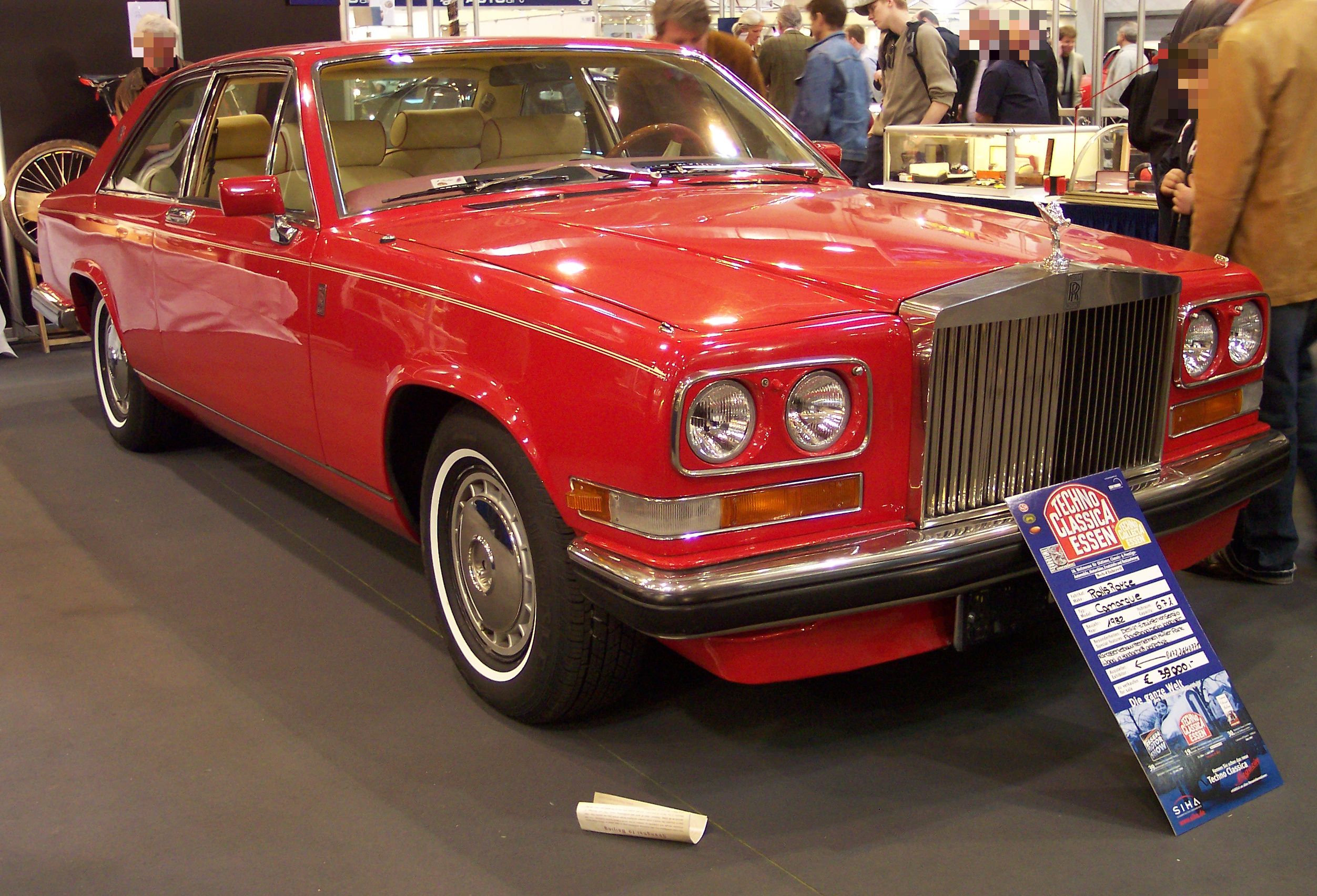 Rolls Royce Camargue vr red 1982 TCE