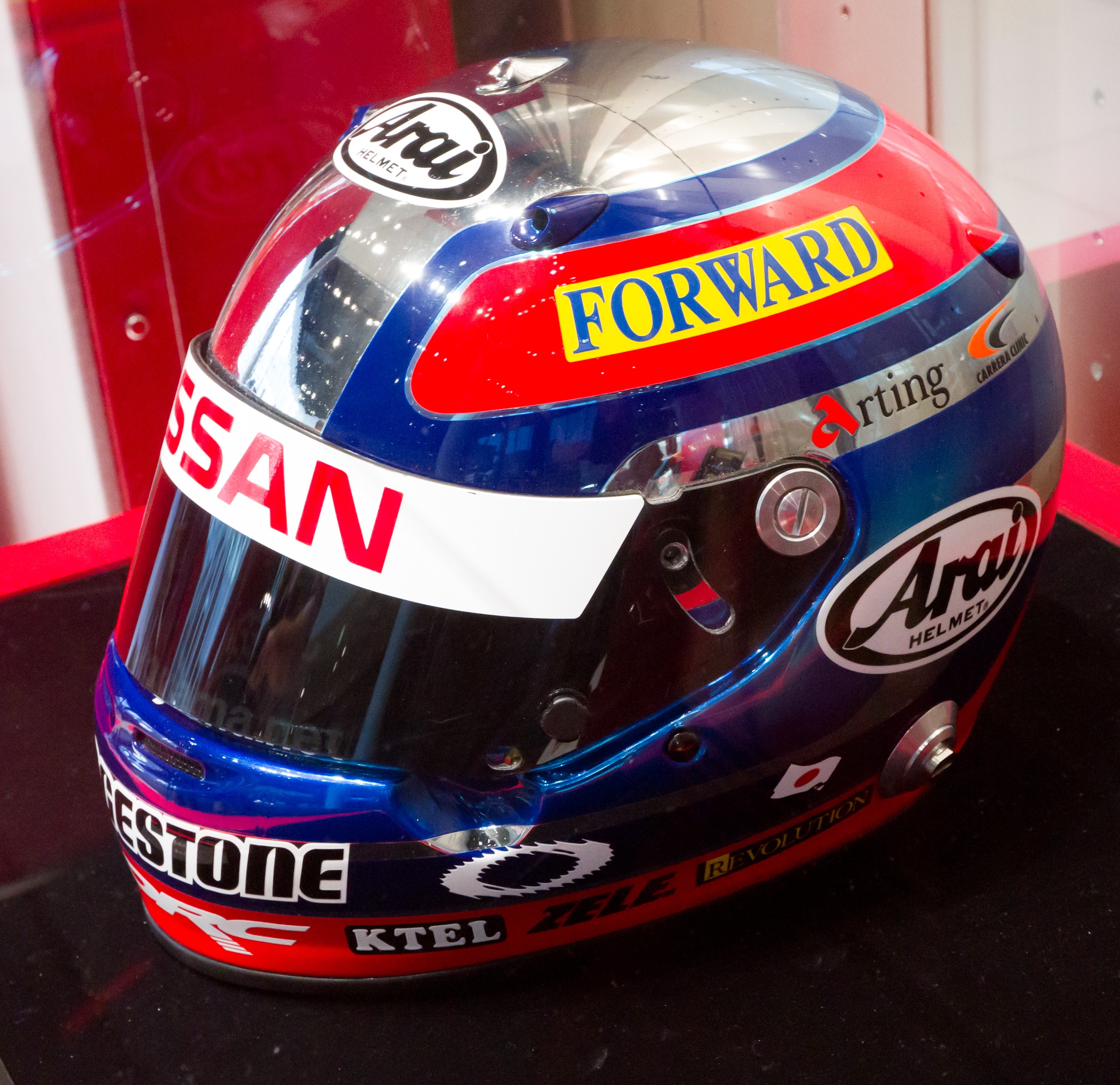 Satoshi Motoyama 2005 helmet