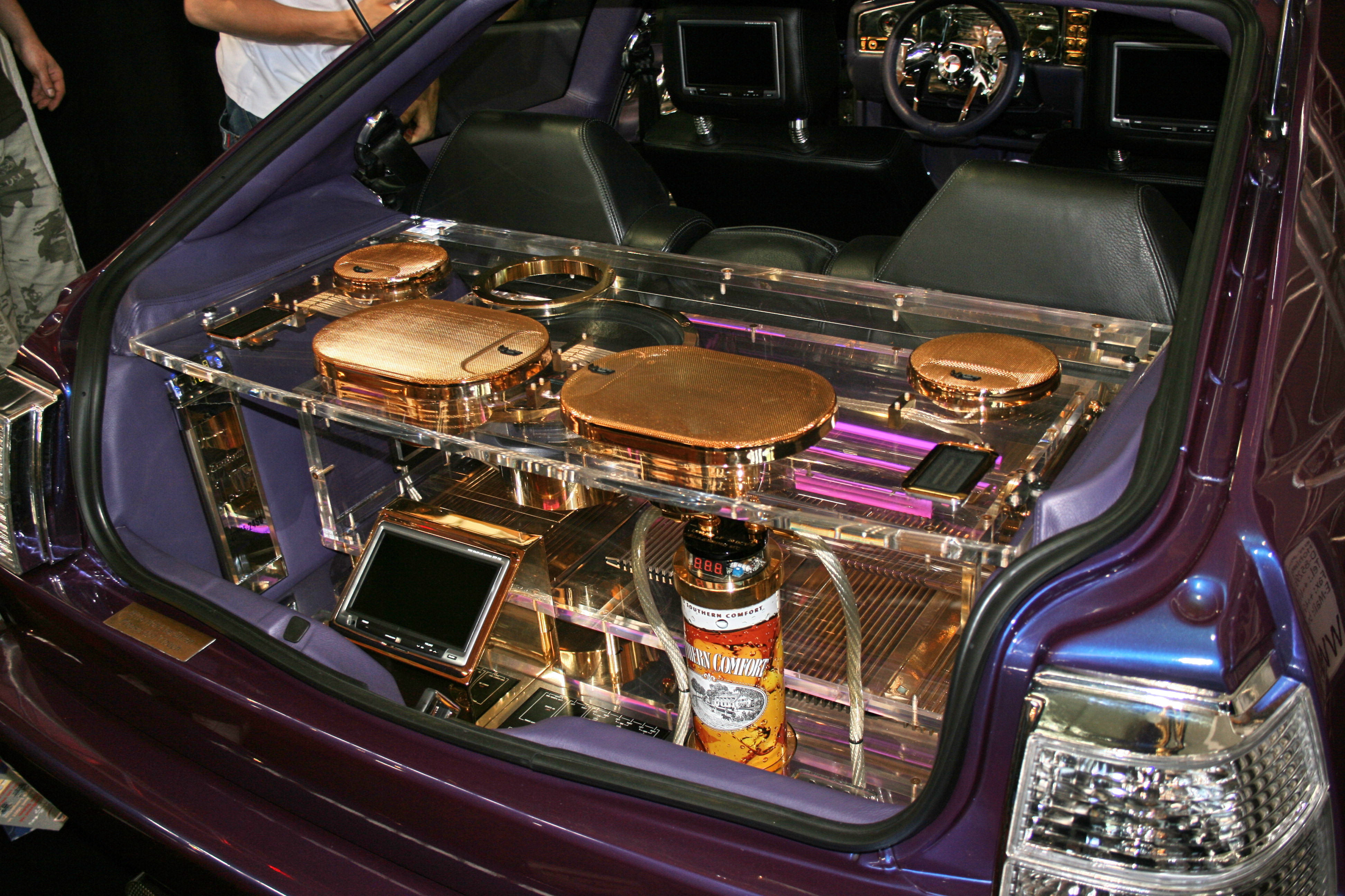 Soundanlage in einem Auto