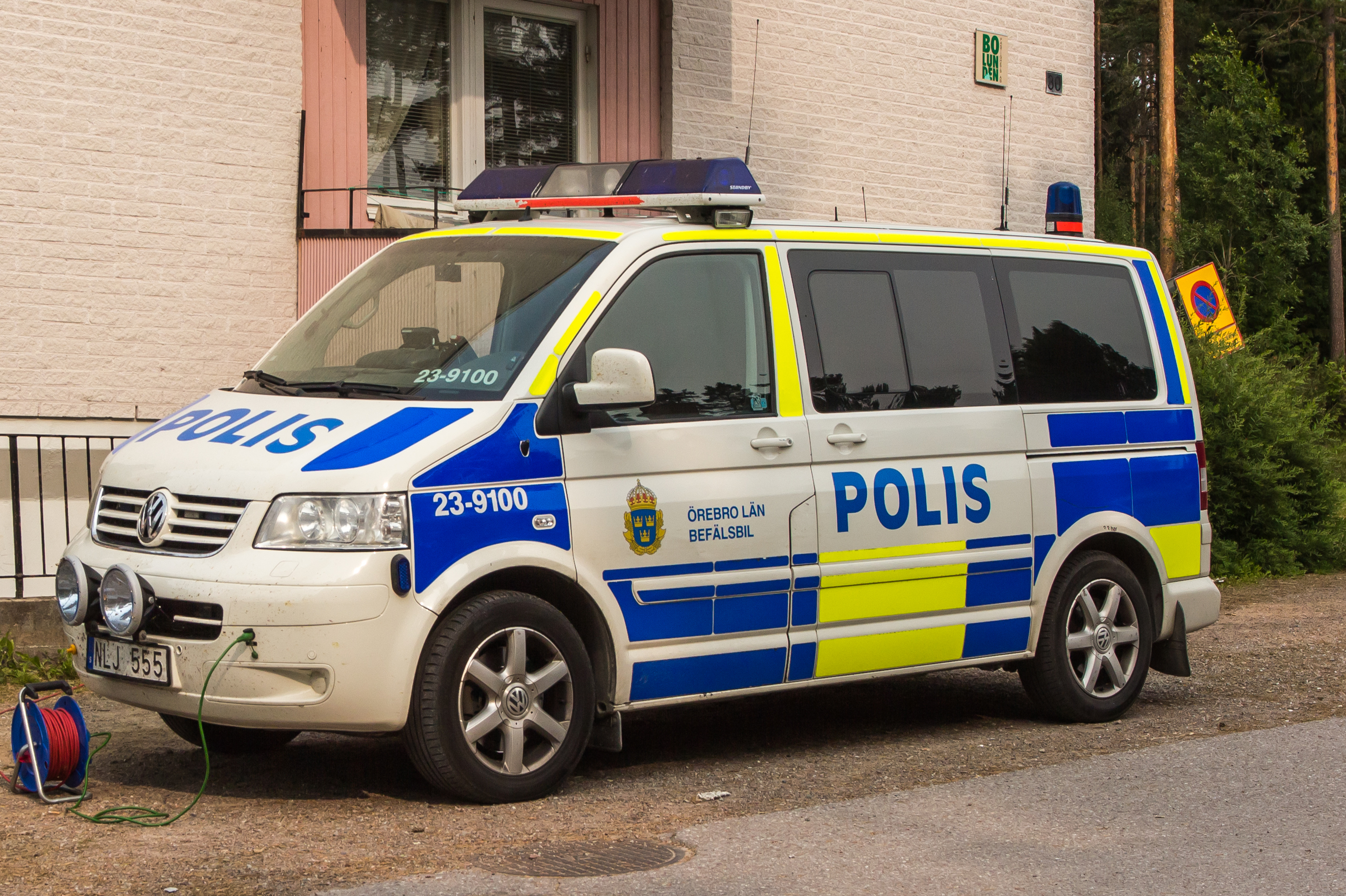 Swedish police command vehicle