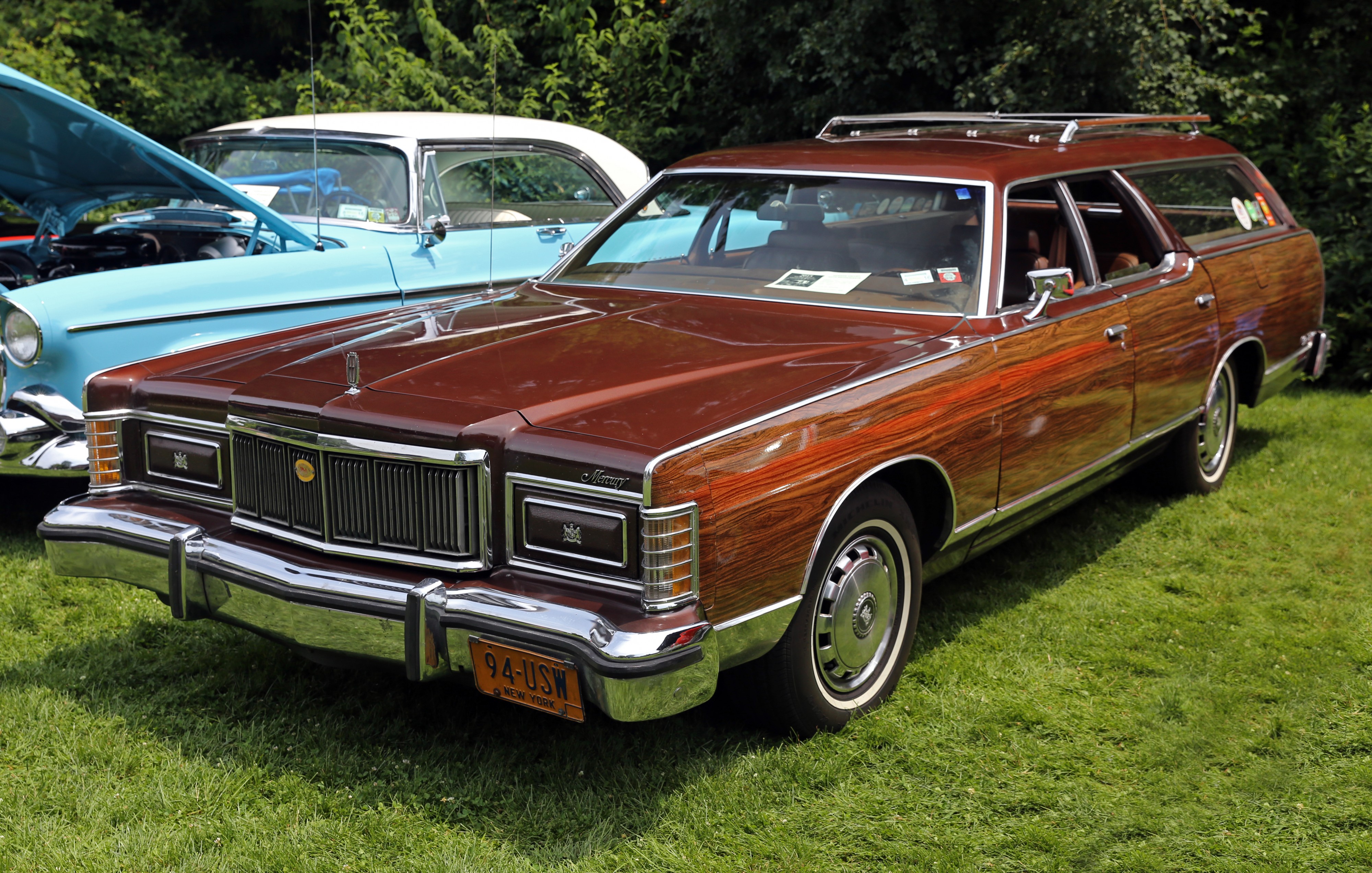 1978 Mercury Colony Park station wagon, front left