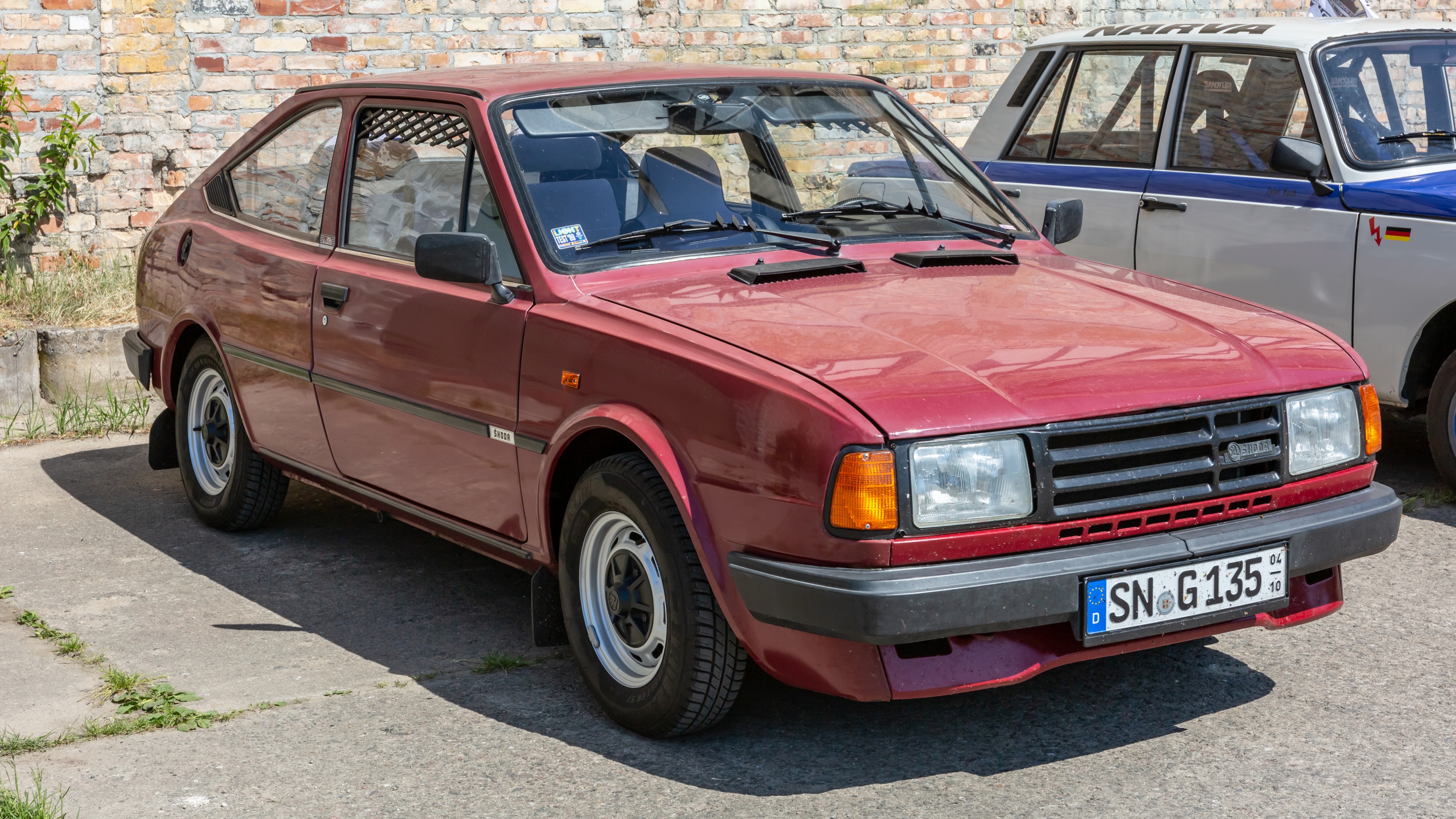 Skoda Rapid, Pfingsttreffen Puetnitz 2018, Ribnitz-Damgarten (1X7A2426)