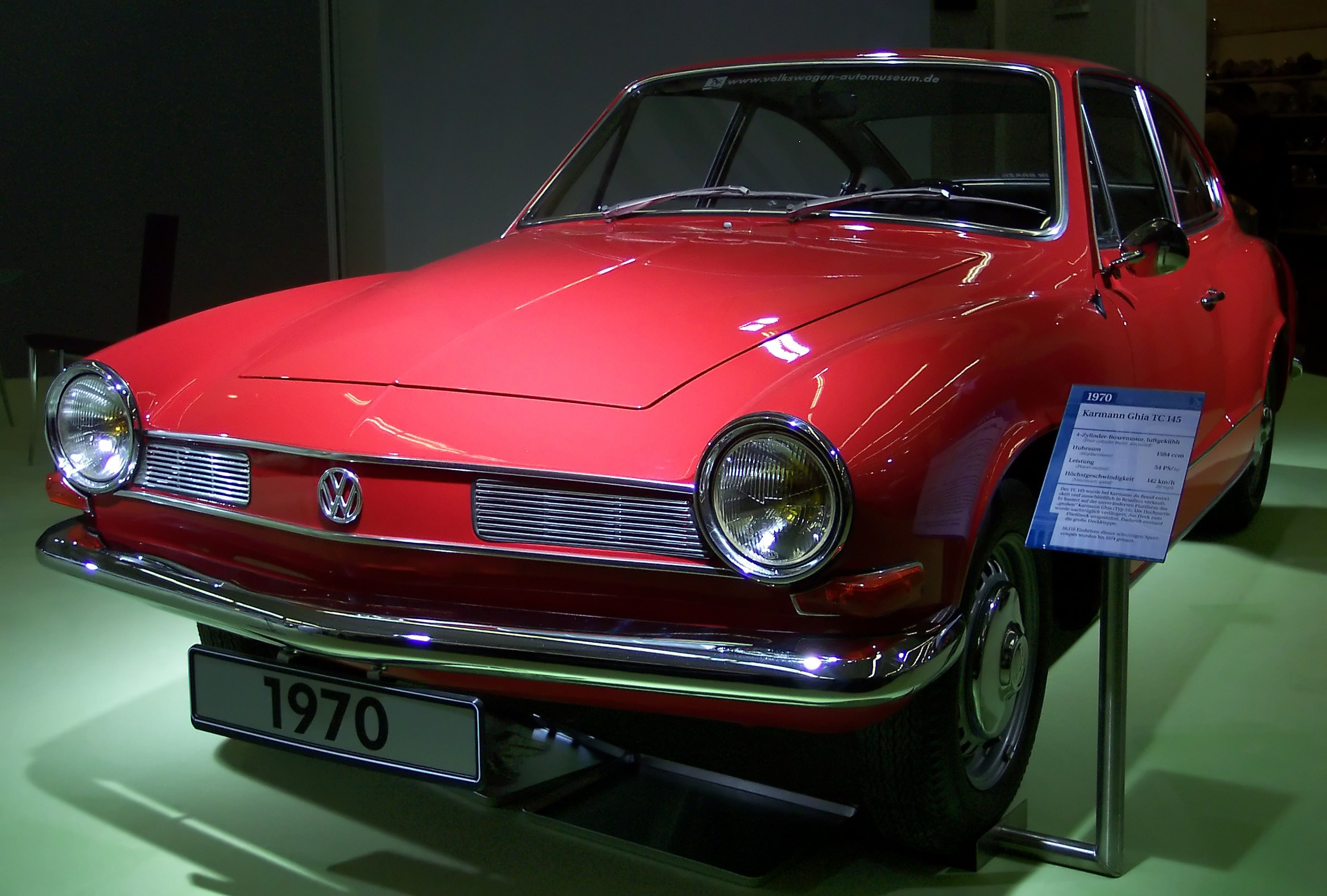 VW Karmann Ghia TC 145 red vl TCE