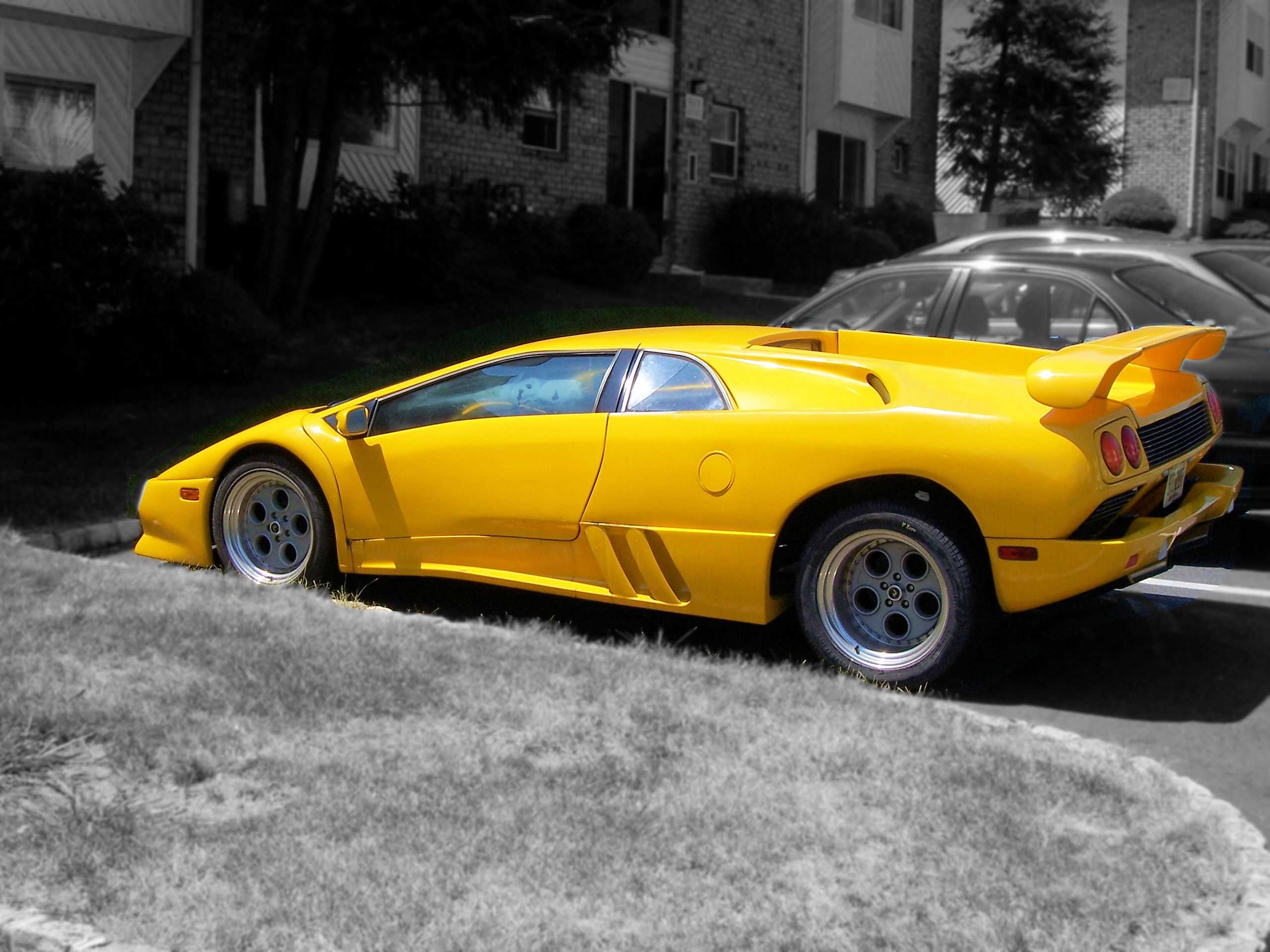 Yellow Lamborghini