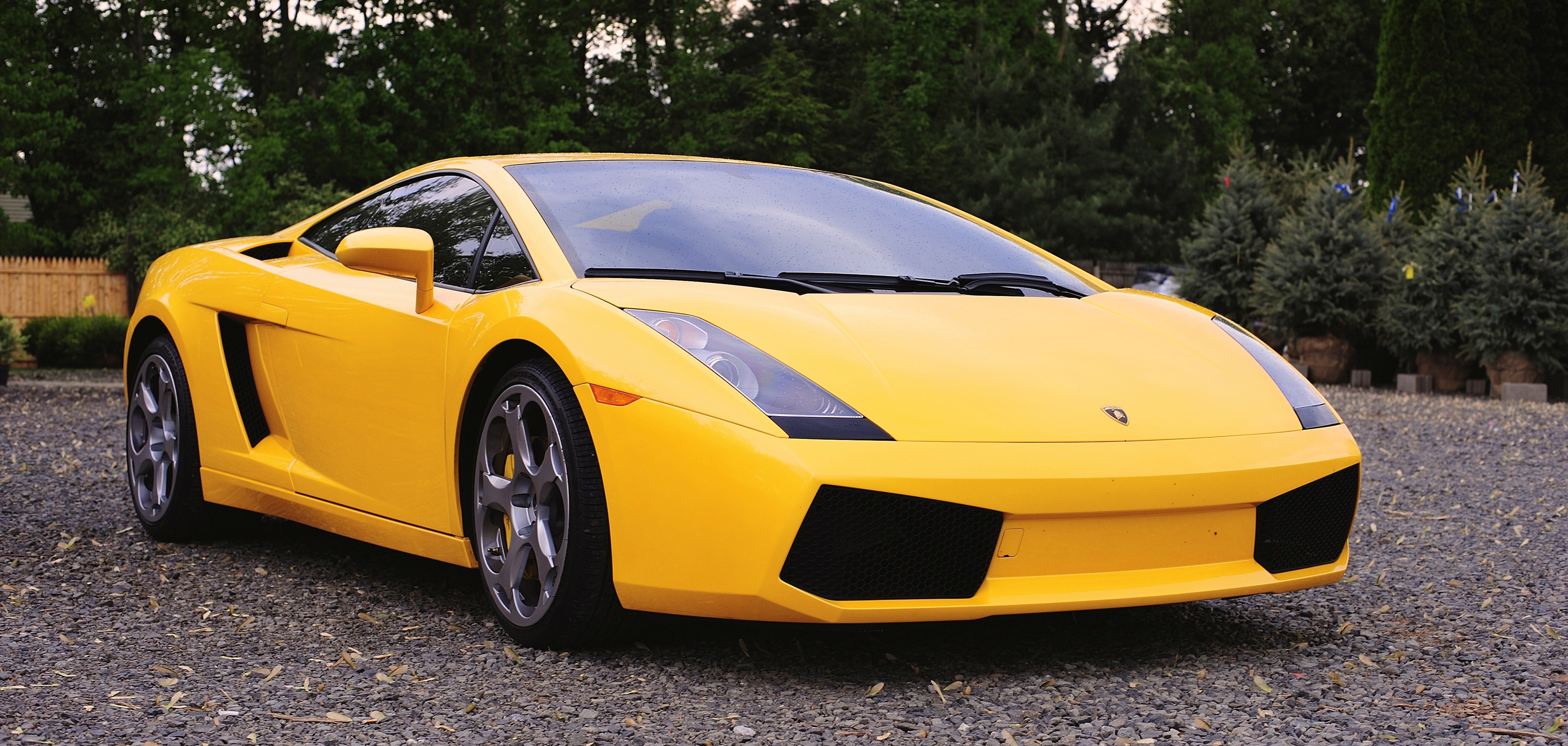 Yellow Lamborghini Gallardo