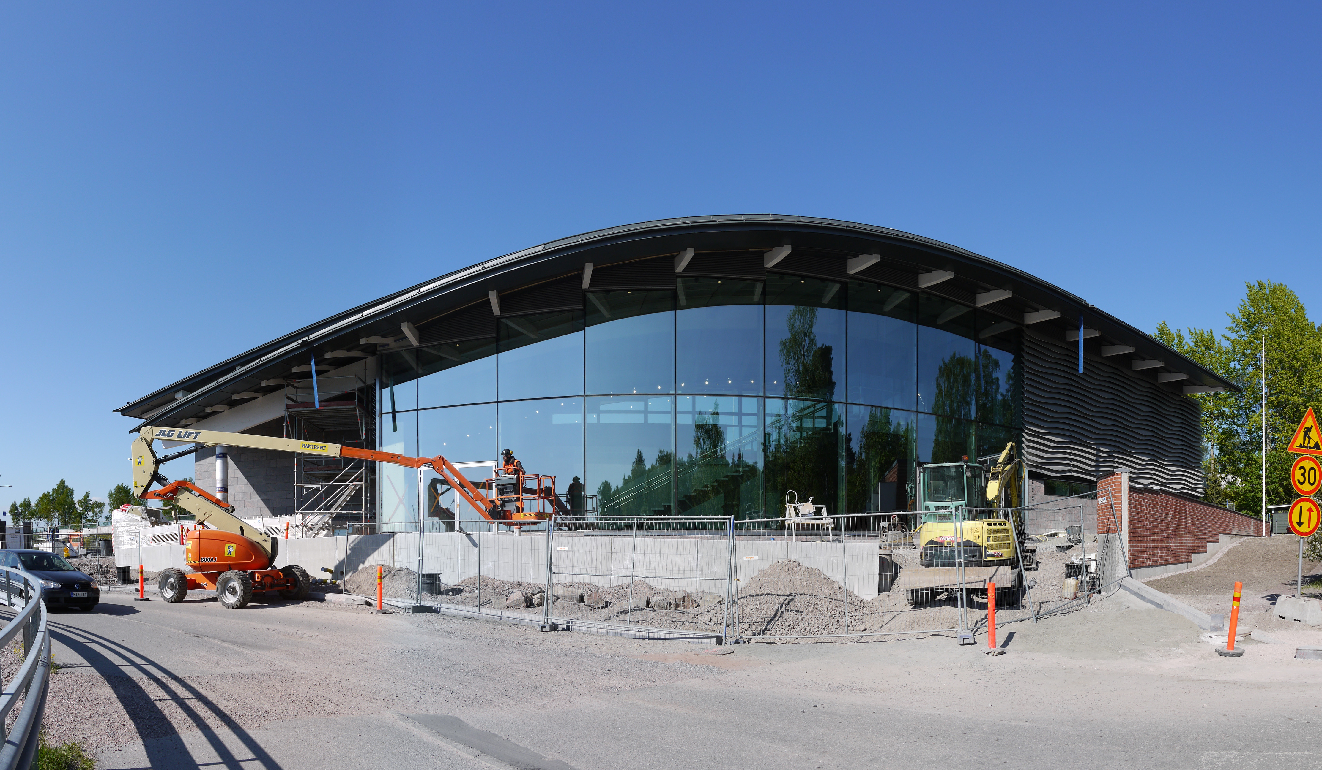 Koivusaari metro station panorama, May 2016