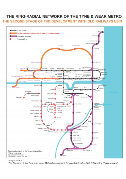 The Tyne and Wear Metro – the Second stage of the proposed Development