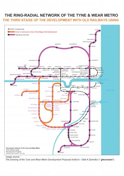 The Tyne and Wear Metro – the Third stage of the proposed Development