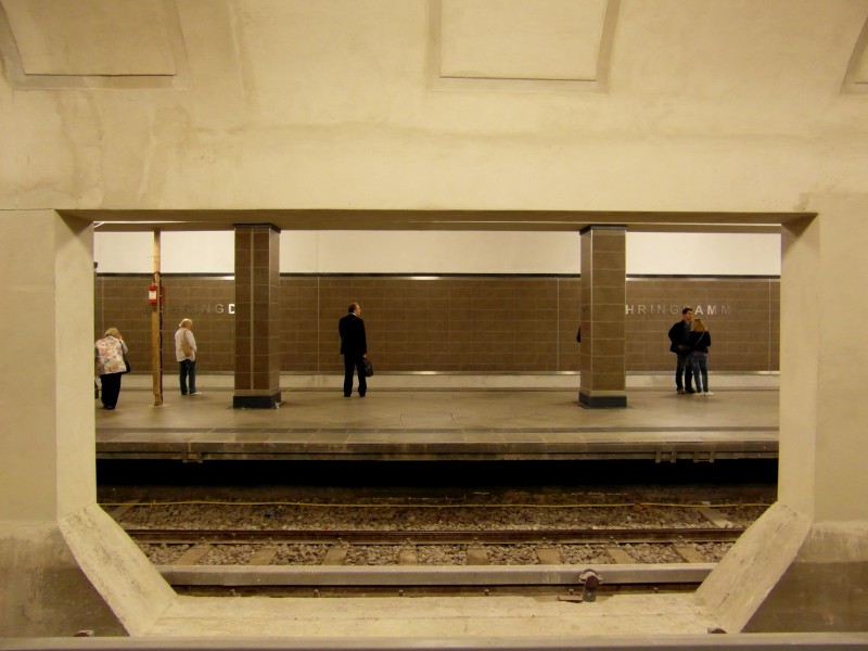 Berlin - U-Bahnhof Mehringdamm - Bauzustand 08 2012 (11)