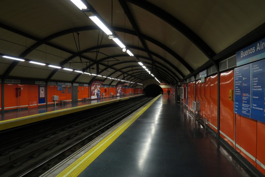 Estación de Buenos Aires (Metro de Madrid), andenes
