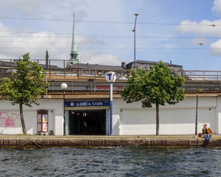 Gamla stans tunnelbanestation July 2015