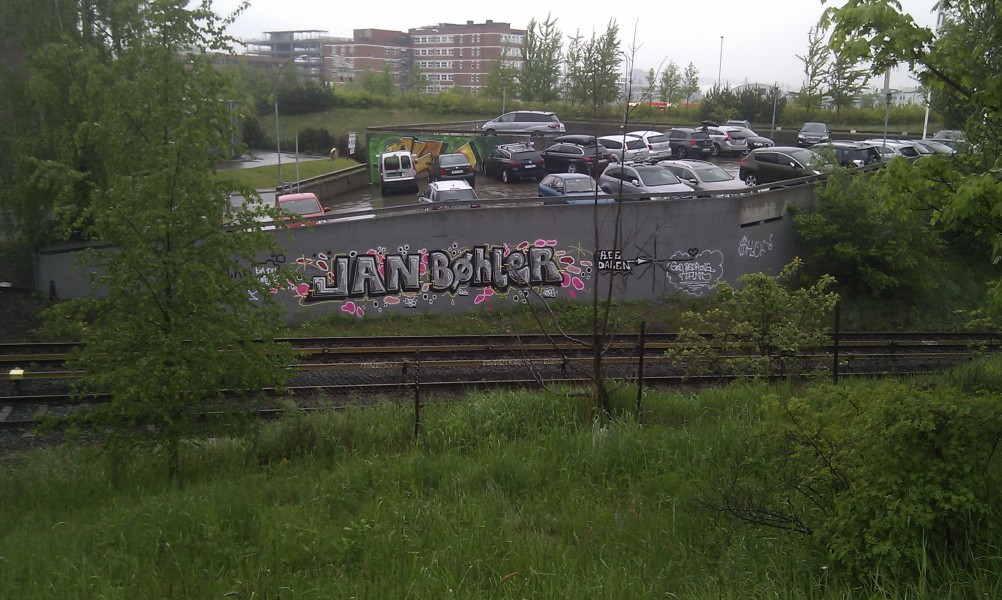 Jan Bøhler graffiti Mai 2016 Oslo Økern 2
