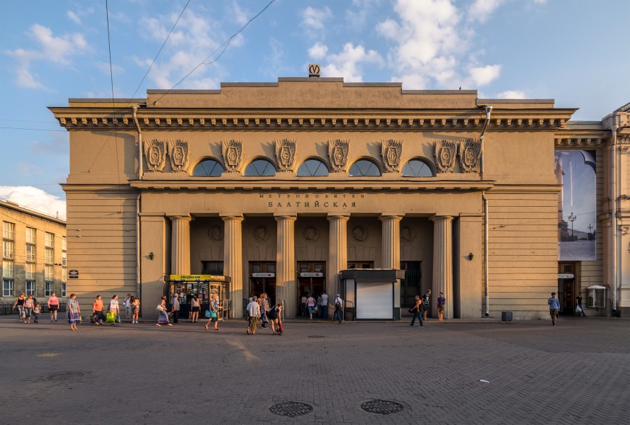 Metro SPB Line1 Baltyskaya Pavilion