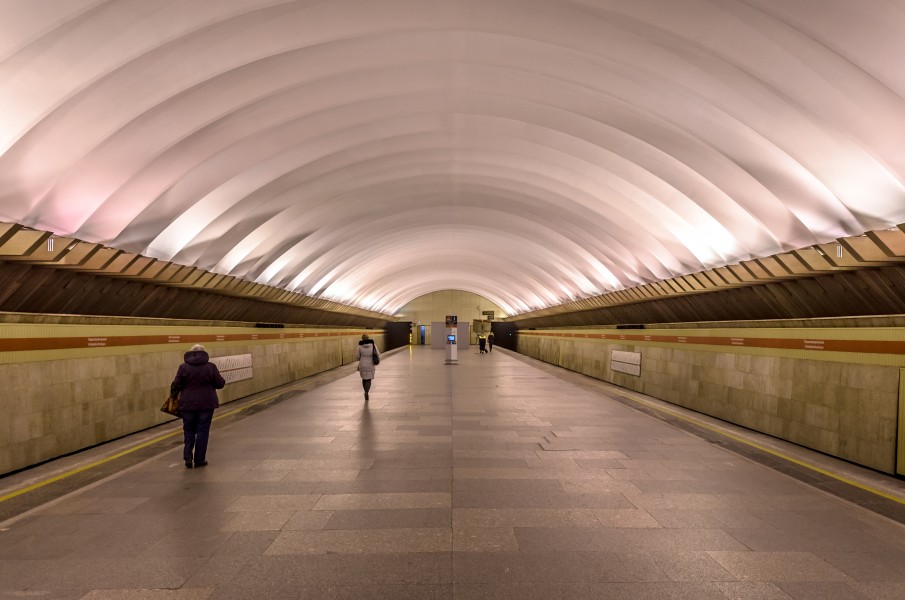 Metro SPB Line1 Politekhnicheskaya overview
