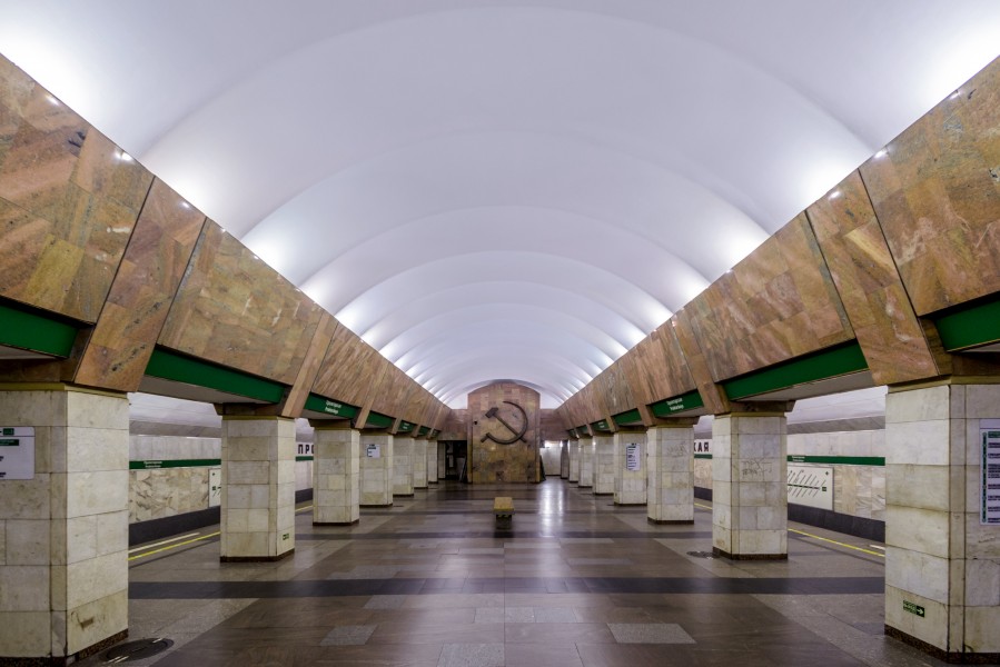 Metro SPB Line3 Proletarskaya Central Hall