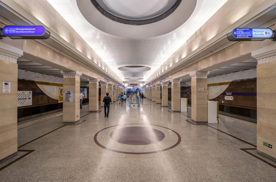 Metro SPB Line5 Sportivnaya Lower Hall 2