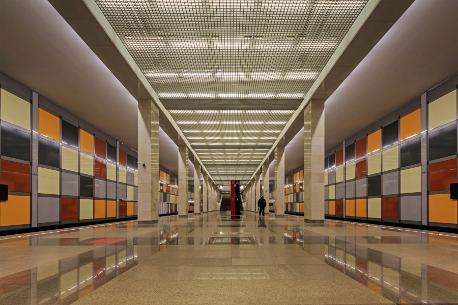 Moscow Salarievo Metro station 04-2016