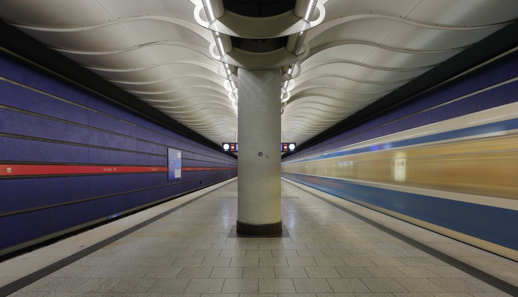 Munich subway station Am Hart