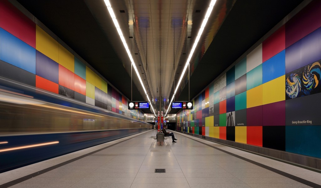 Munich subway station Georg-Brauchle-Ring