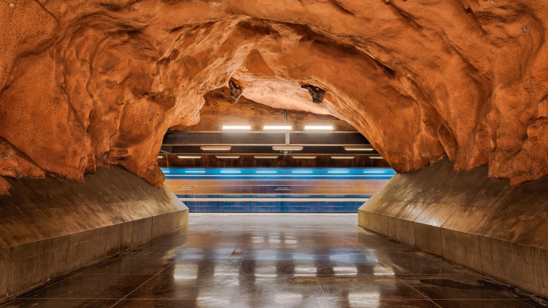 Rådhuset underground metro station Stockholm 2016 02
