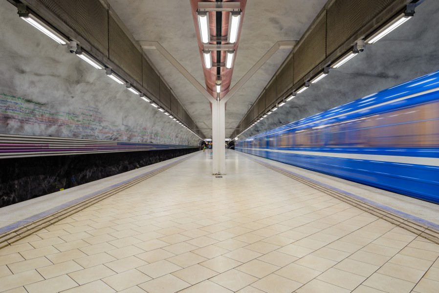 Rissne Metro station September 2014