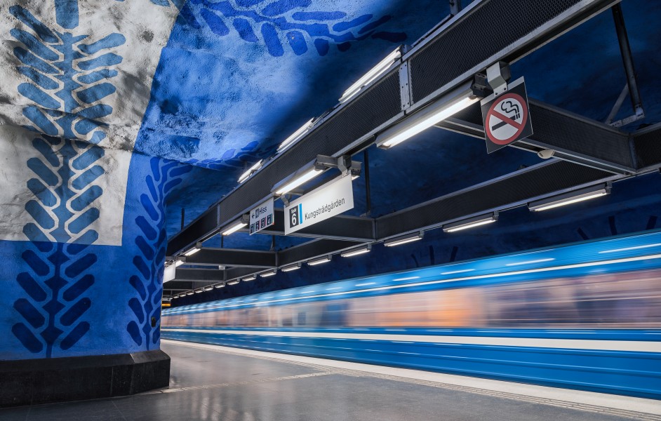 T-Centralen central underground metro station Stockholm 2016 01