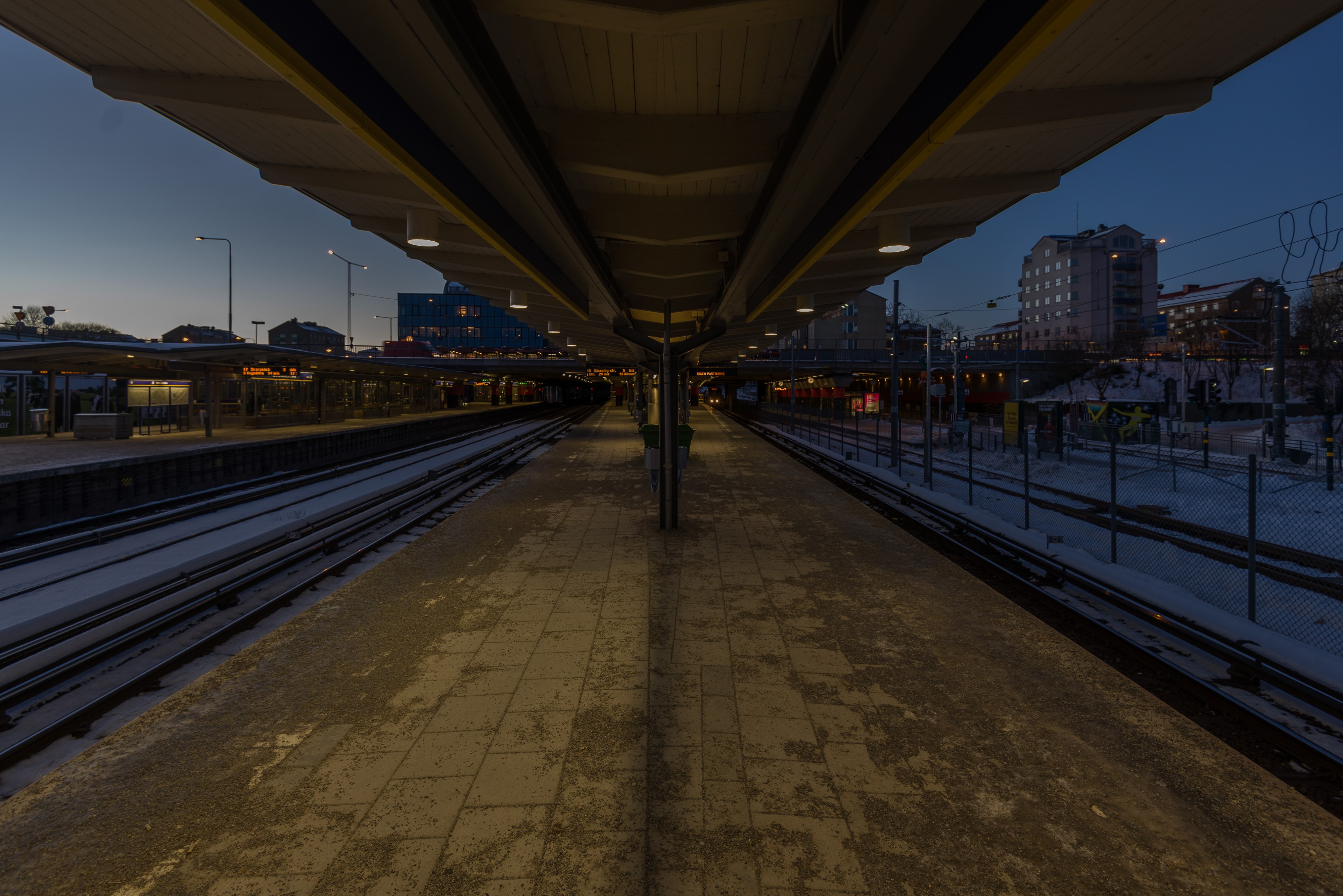 Gullmarsplan Metro station February 2015