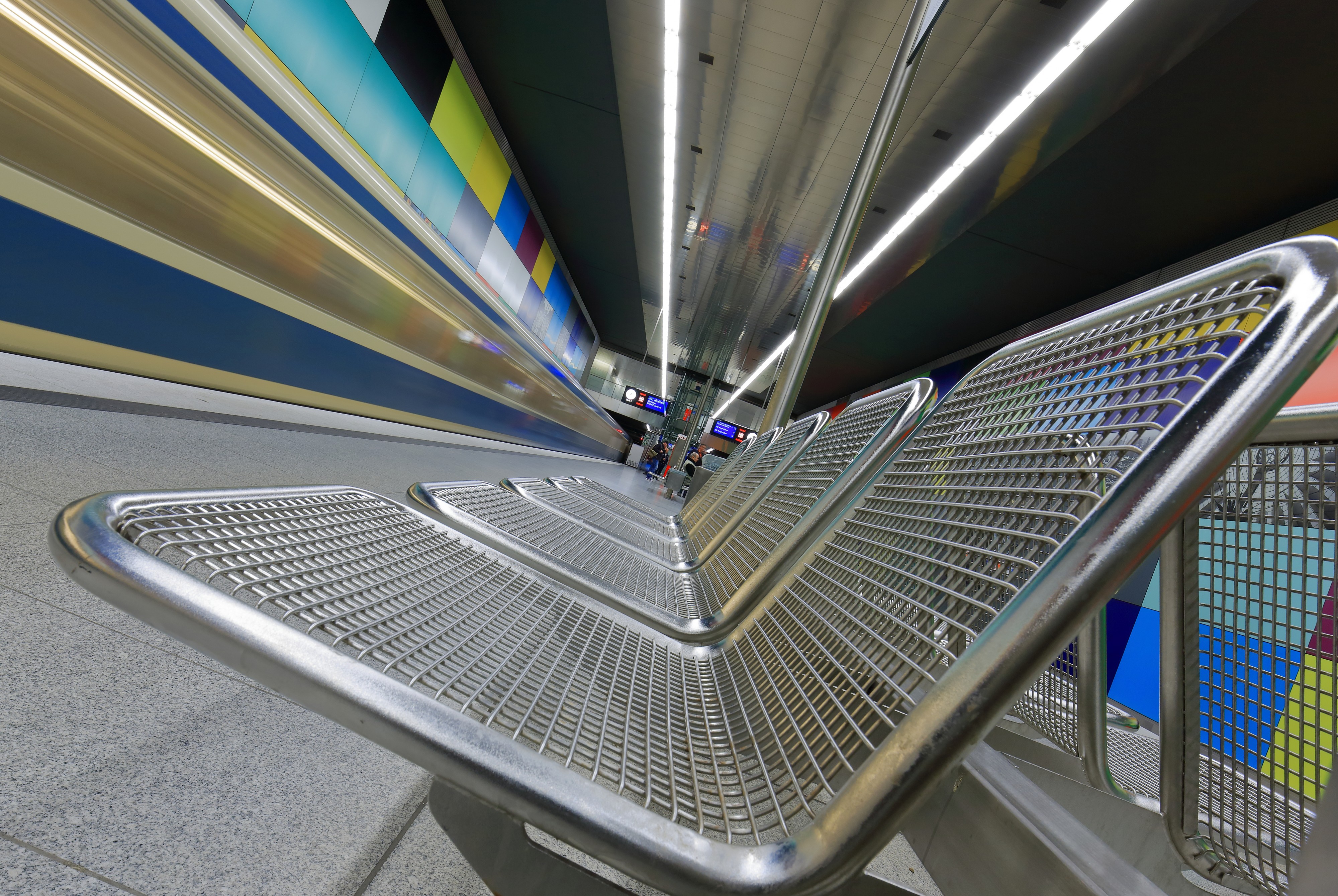 Munich Subway Station Georg-Brauchle-Ring, April 2017