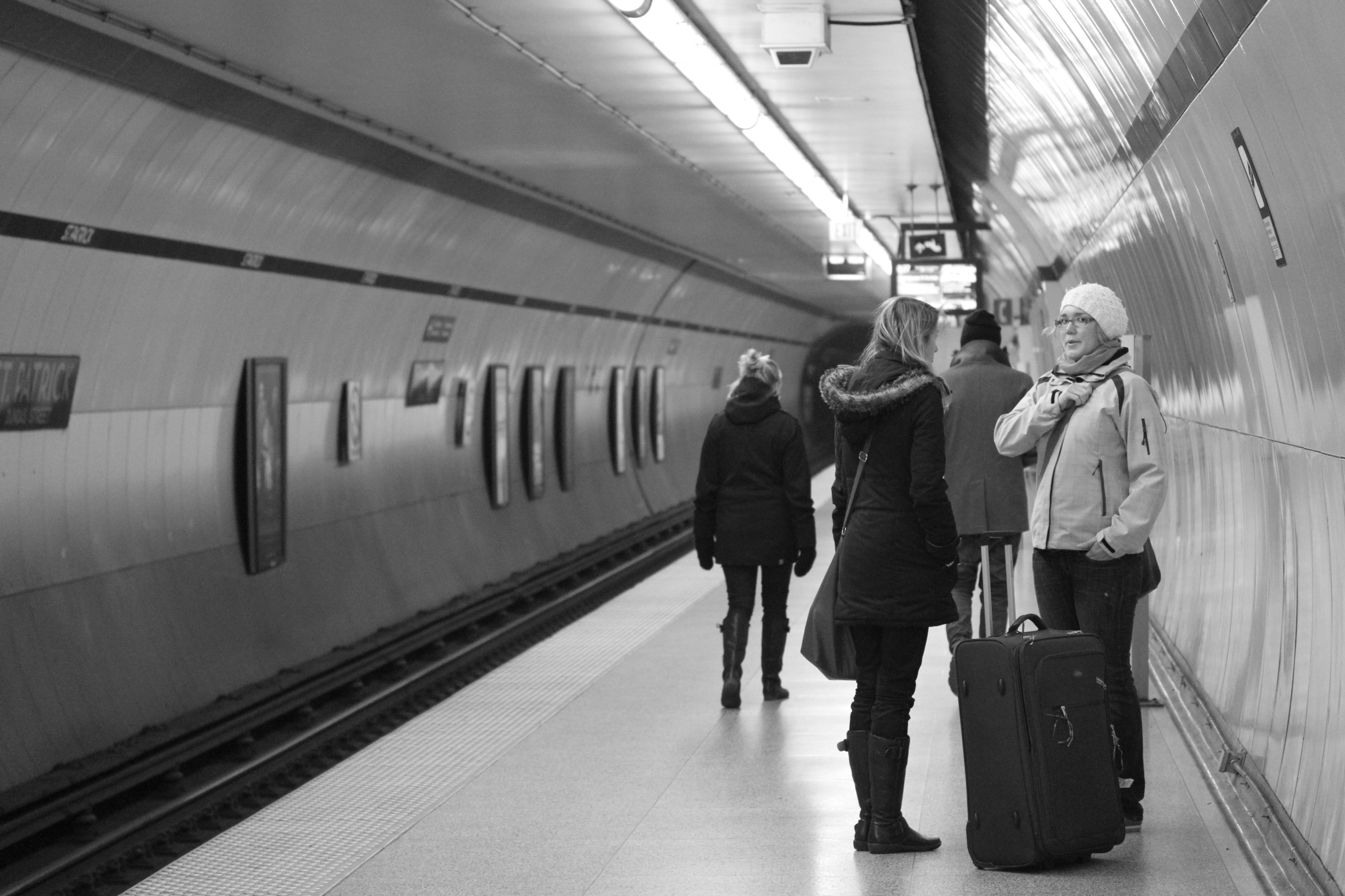St. Patrick subway station November 2011