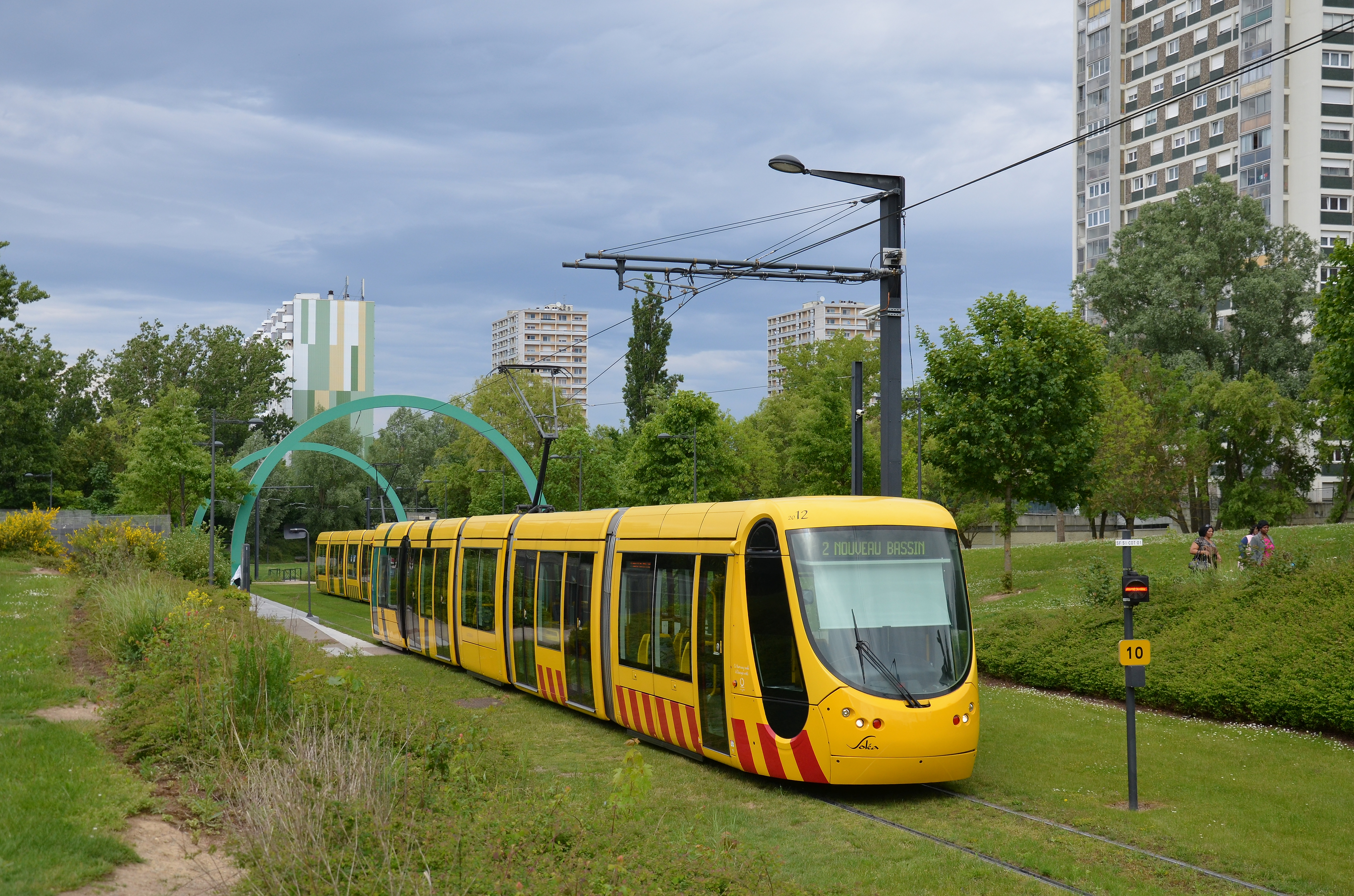 Alstom Citadis 302 n°2012 SOLEA Coteaux