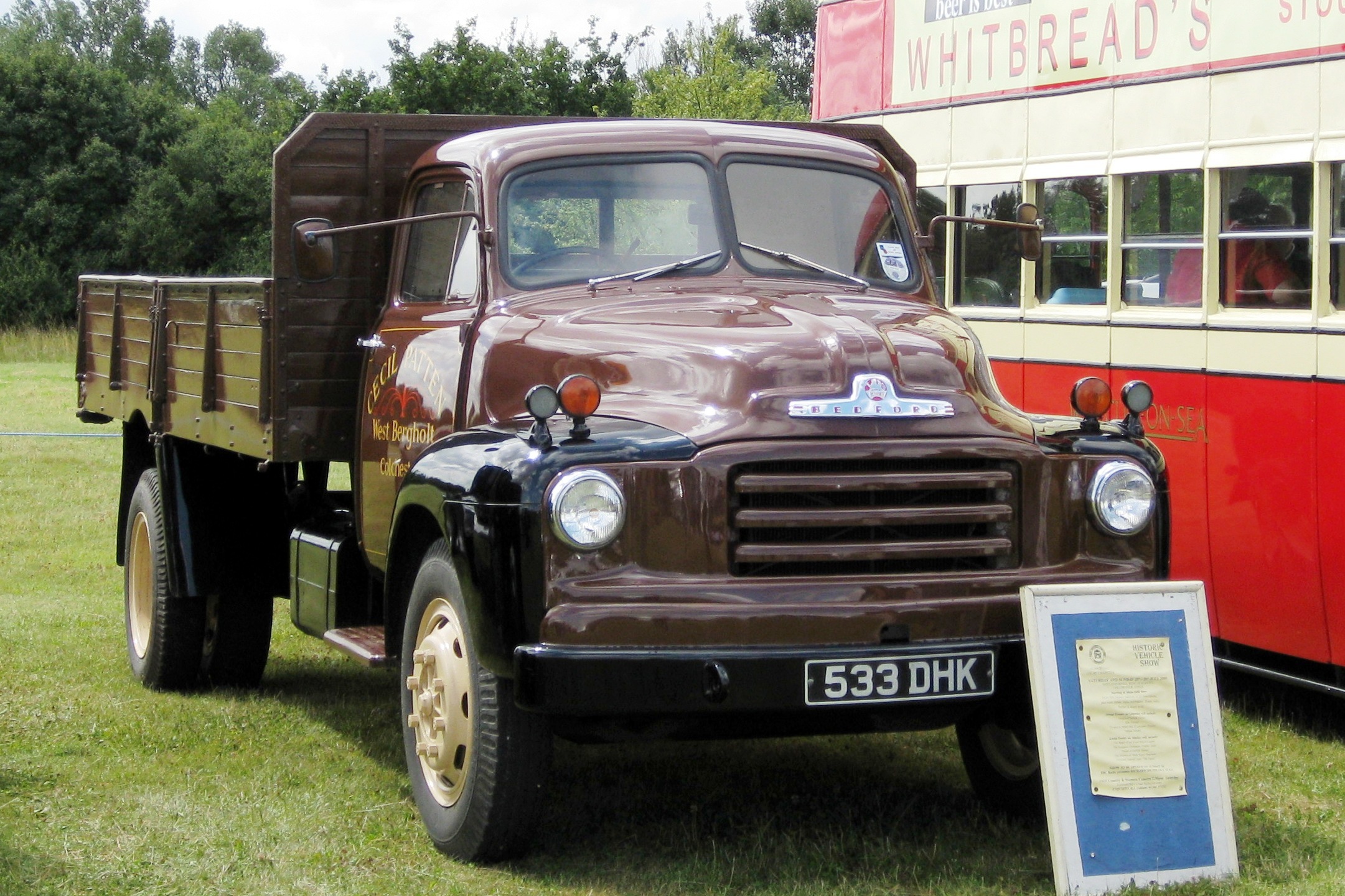 Bedford A-type Tipper truck 4927cc June 1955