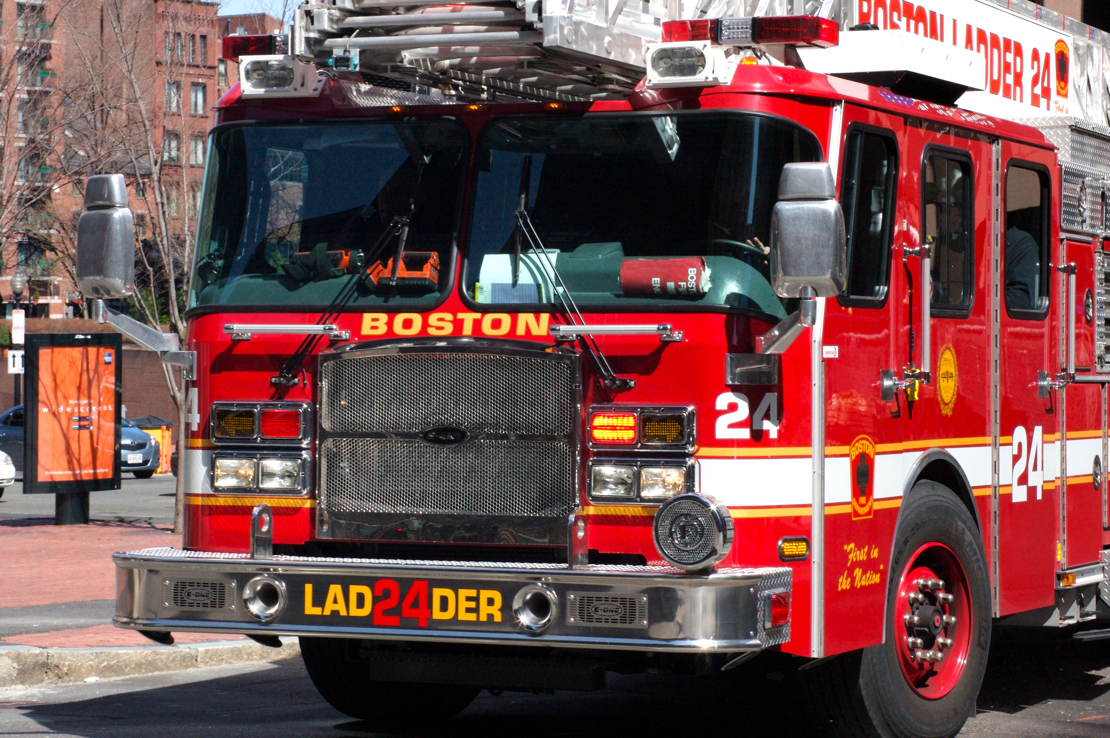 Fire truck in Boston