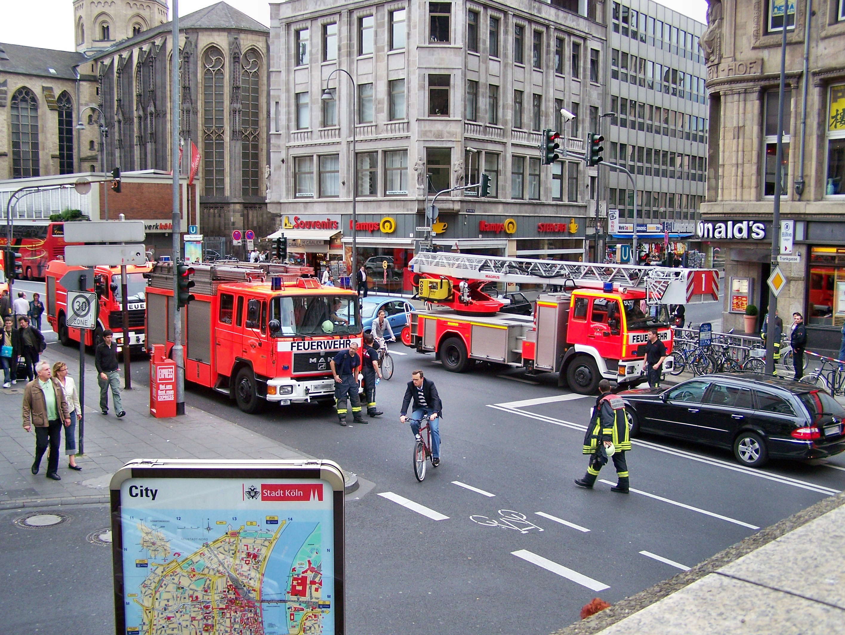 Fire trucks Cologne