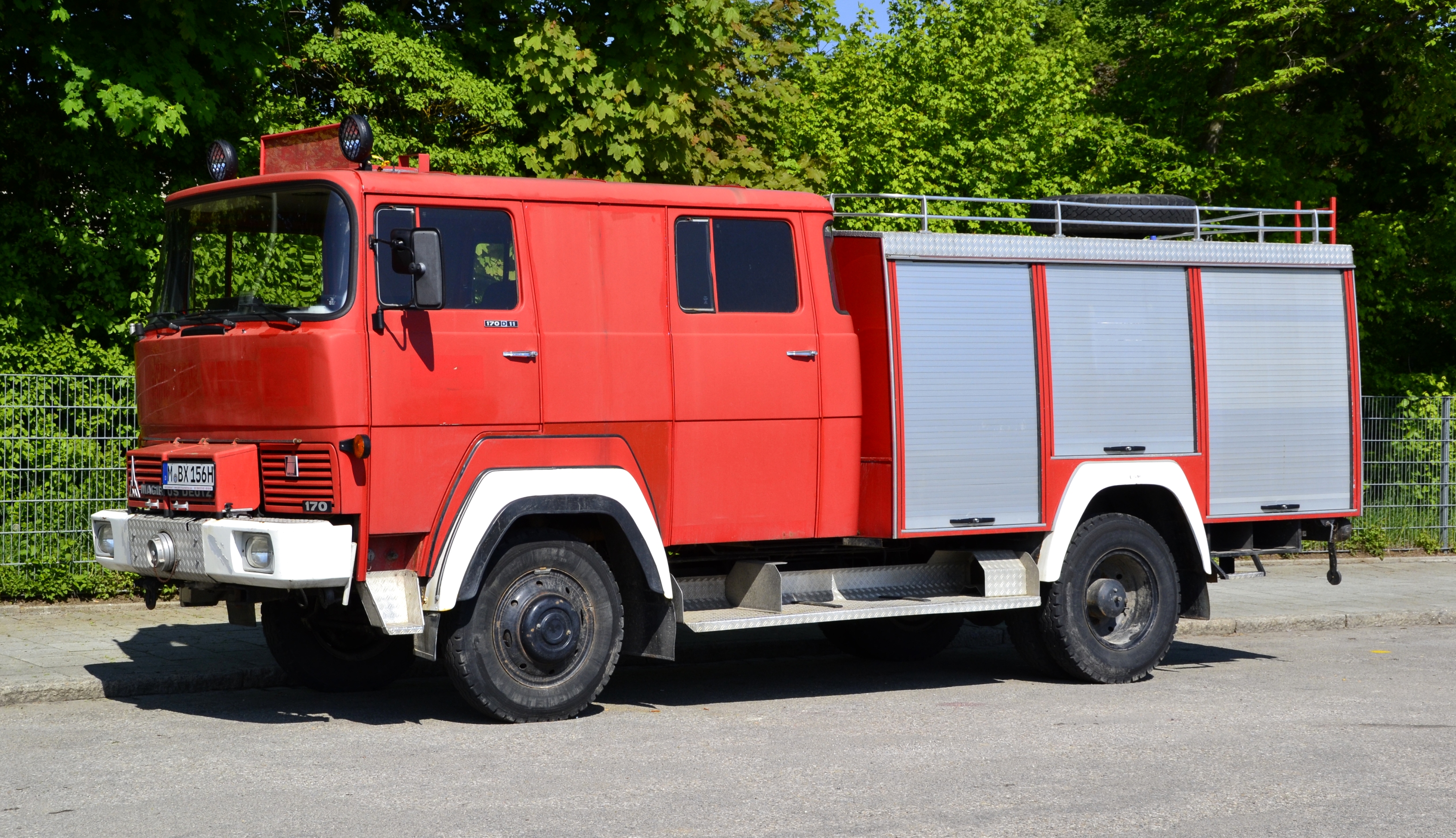 Former Magirus-Deutz 170D11 fire engine in Bavaria