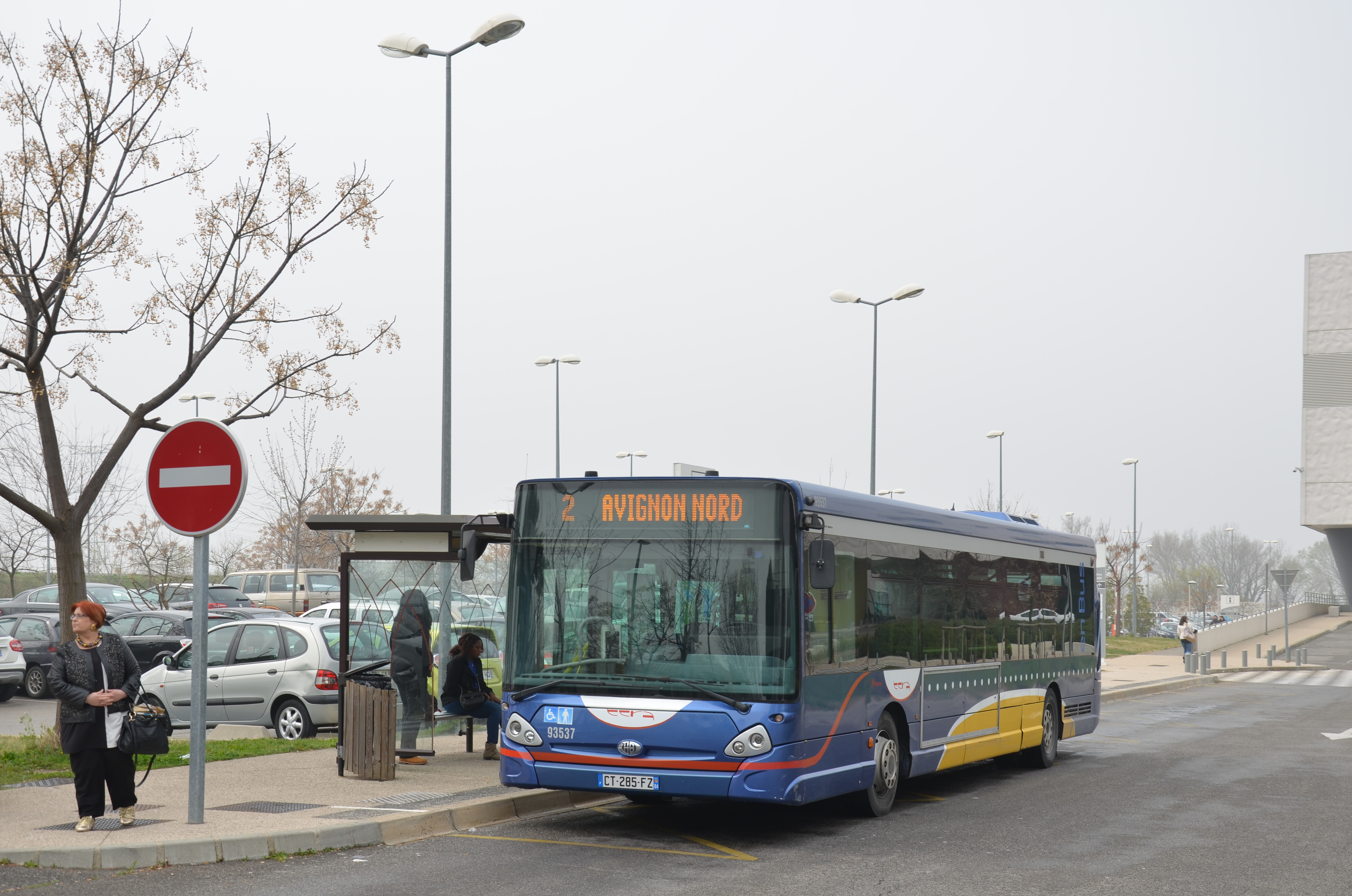 Heuliez GX 327 n°93537 TCRA Hôpital