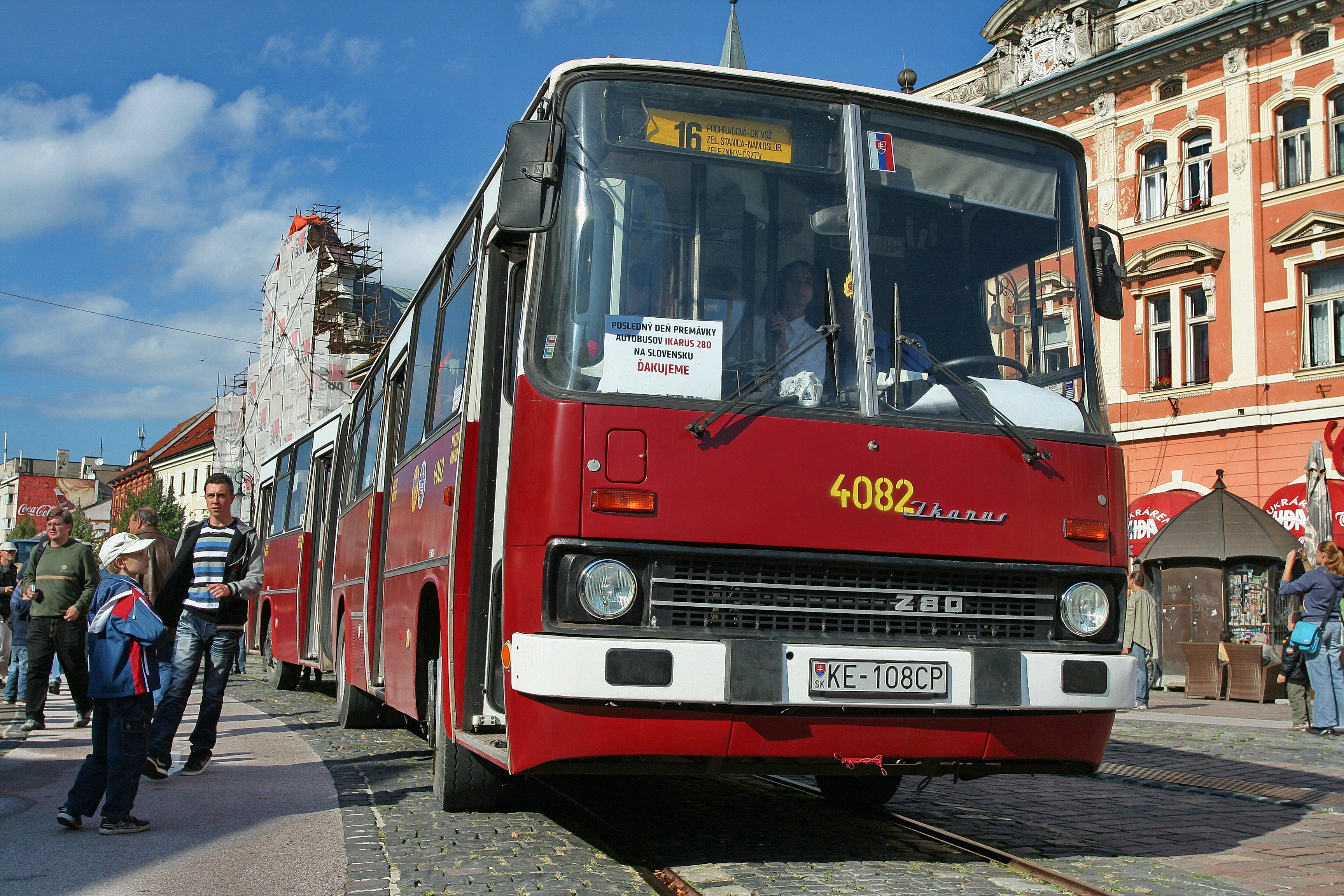 Ikarus 280.08 ev. č. 4082 Hlavná